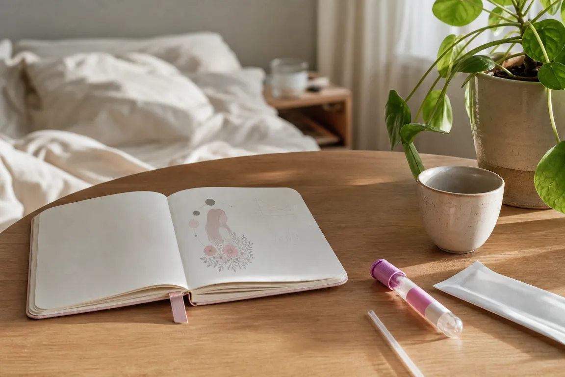 Provrör och remisspapper för kvinnligt hormonprov