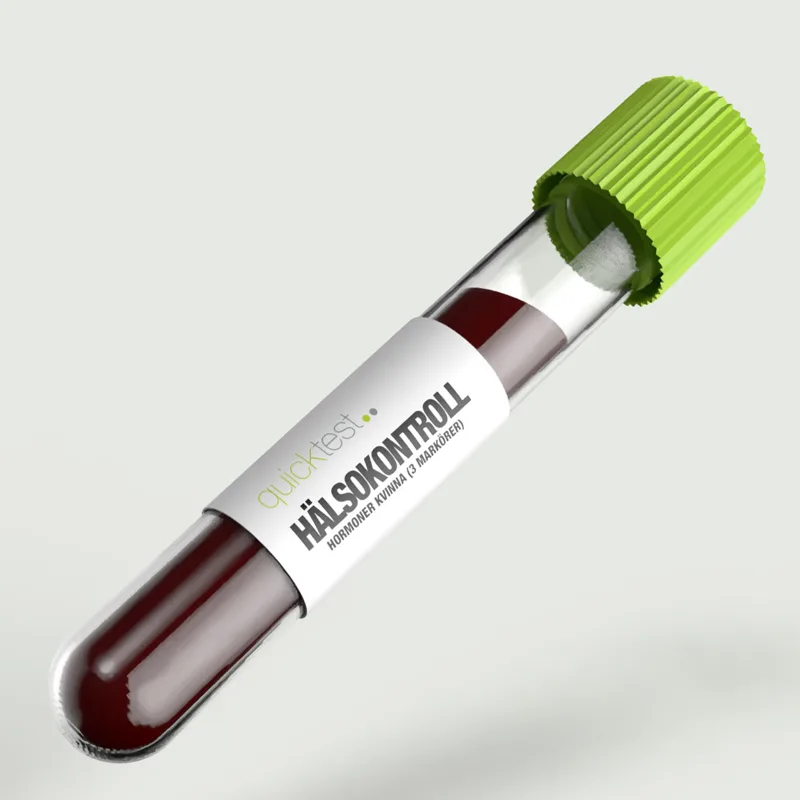 Hälsokontroll Hormoner Kvinna – 3 markörer